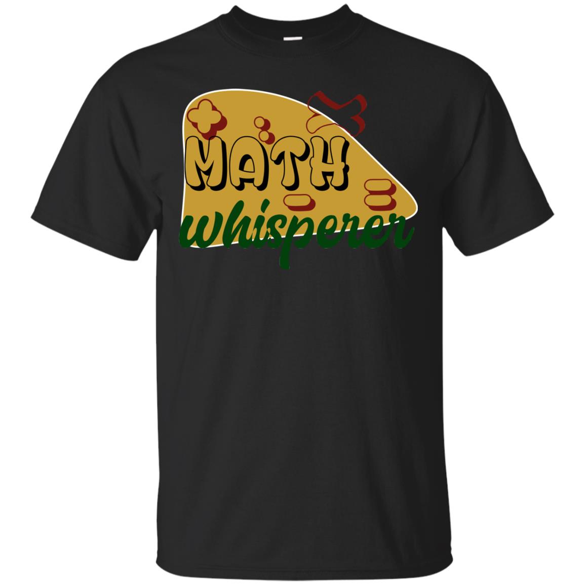 Math Whisperer Mathematics Teacher Shirt Black