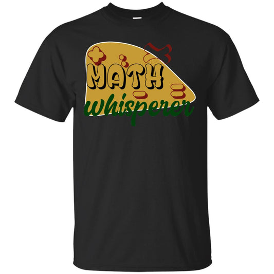 Math Whisperer Mathematics Teacher Shirt Black