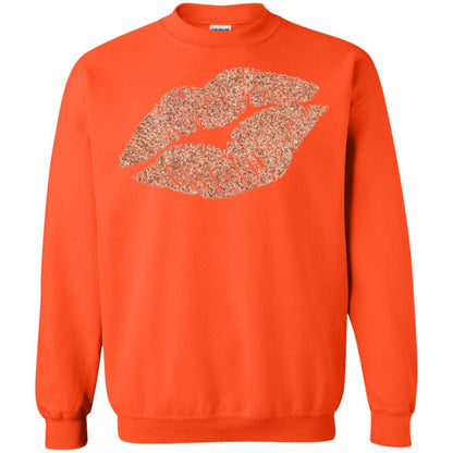 Rose Gold Lipstick Kiss Shirt Orange