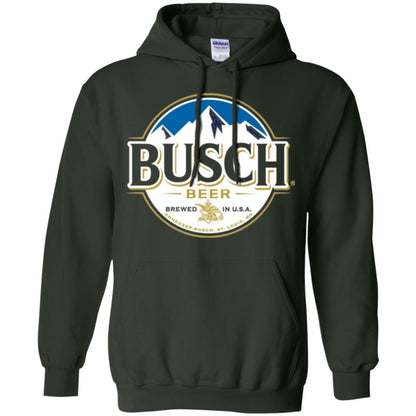 Beer Lovers T-shirt Busch Beer Forest Green