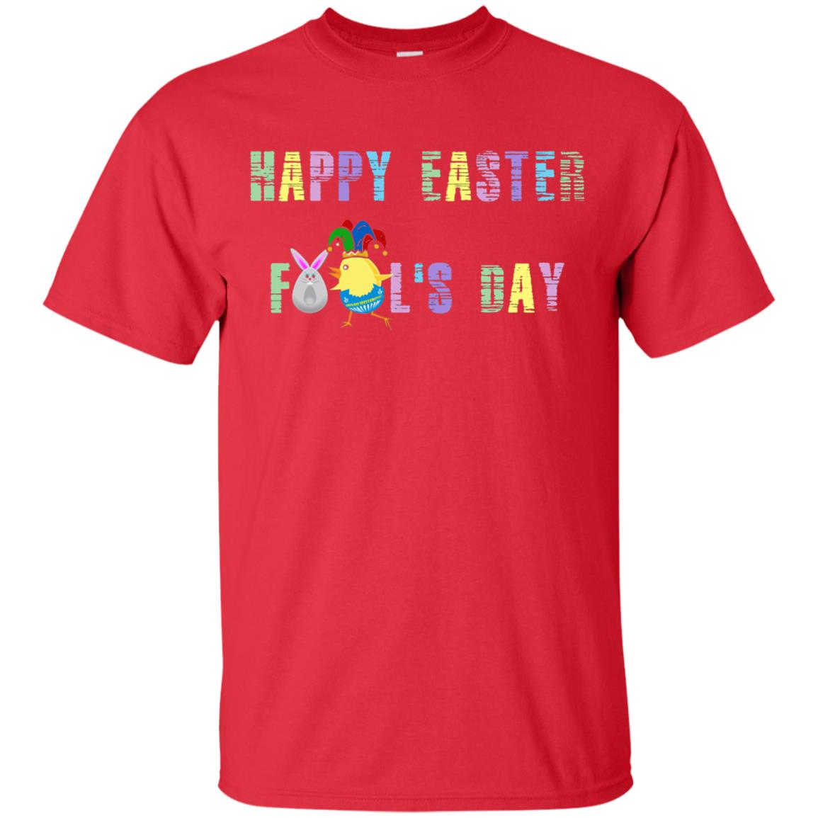Happy Easter Fools Day Shirt Red