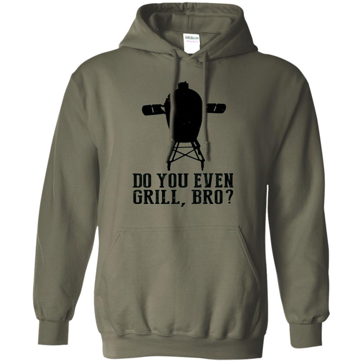 Bbq Grilling T-shirt Do You Even Grill Bro Military Green