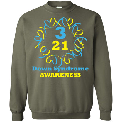 Down Syndrome Awareness T Shirt Military Green