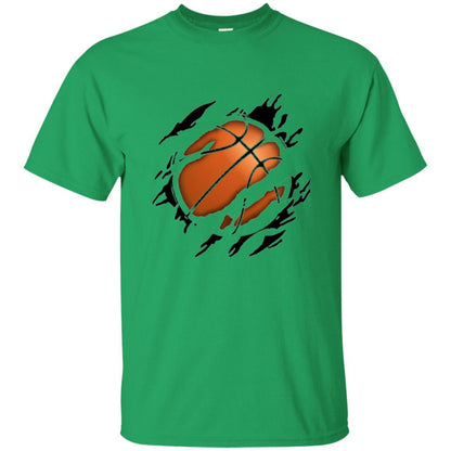 Basketball Lover T-shirt Basketball In Me Irish Green