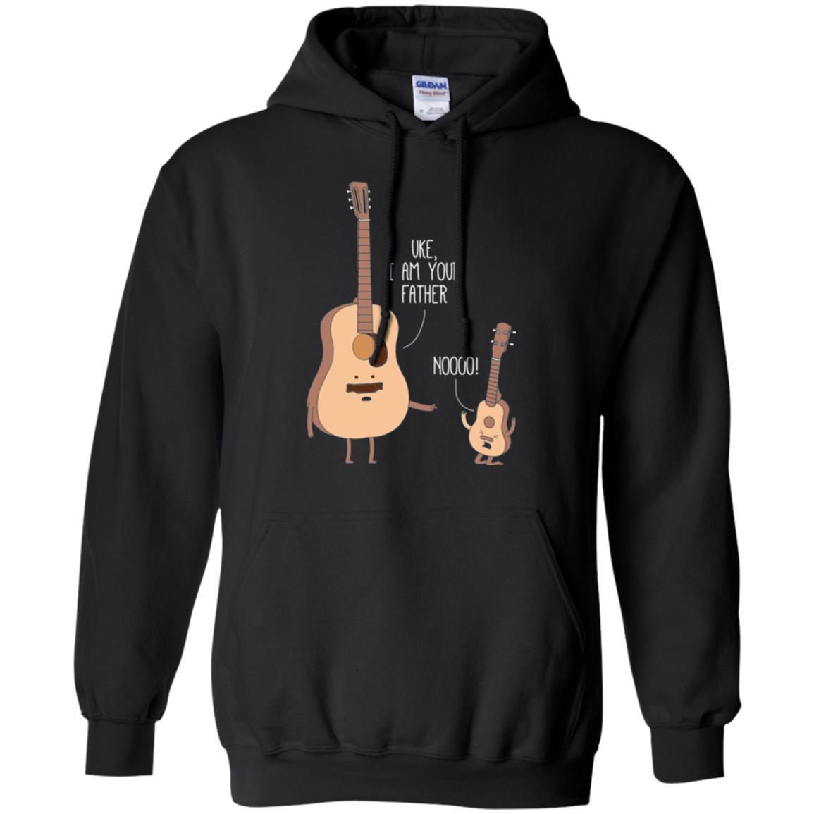 Musician T-shirt Uke I Am Your Father Black