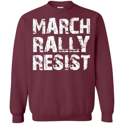 March Rally Resist Politics Government Shirt Maroon