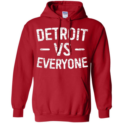 Detroit Vs Everyone T-shirt Red