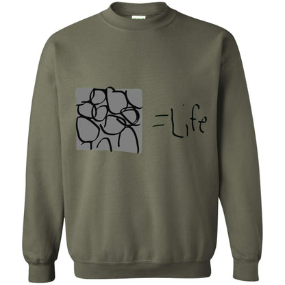 Cobblestone Equals Life Video Game Gamers Shirt Military Green