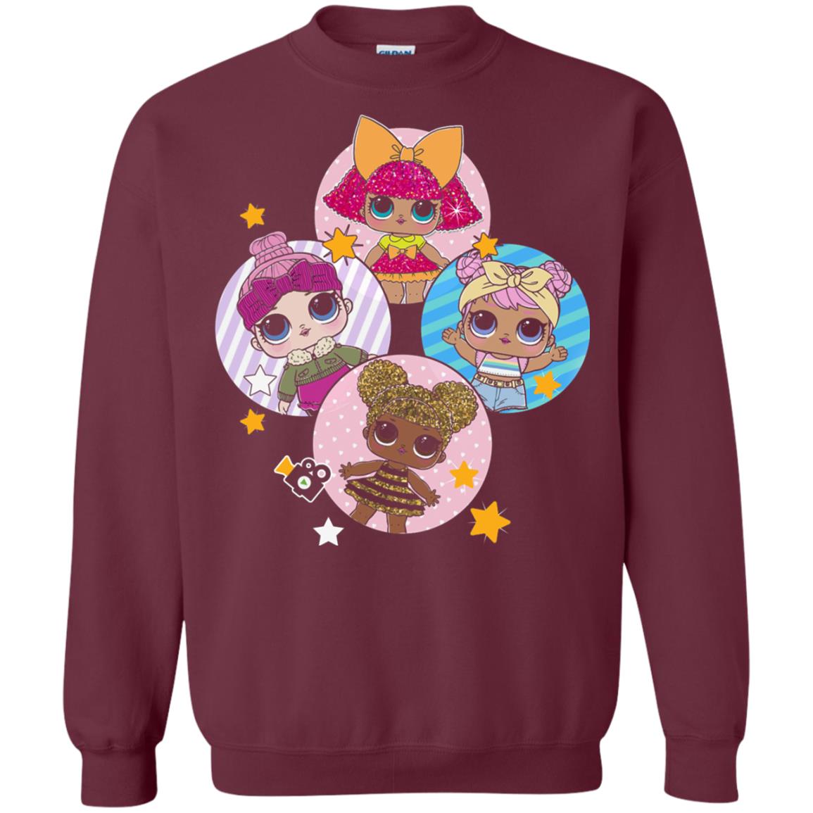 Dolls Lol Birthday #squadgoals Doll Lover T-shirt Maroon