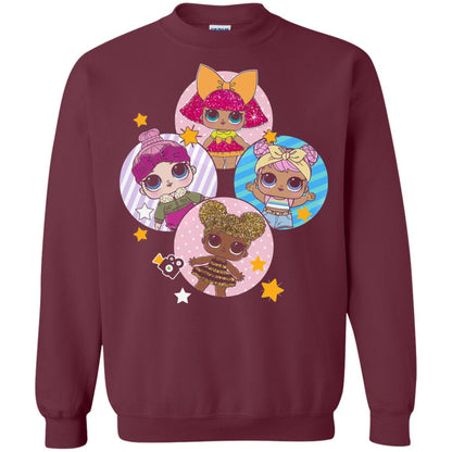 Dolls Lol Birthday #squadgoals Doll Lover T-shirt Maroon