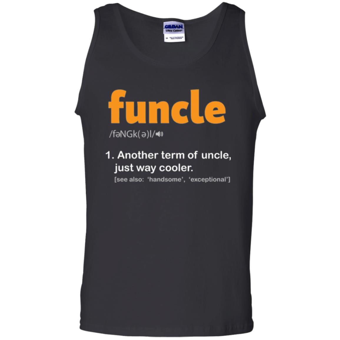 Funcle Definition T-shirt Funny Uncle Jokes Black