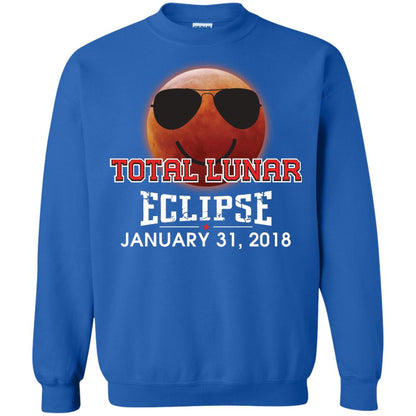 Blood Moon T-shirt Total Lunar Eclipse January 31. 2018 Royal