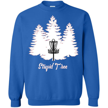 Disc Golf T-shirt Stupid Tree Royal