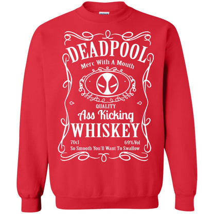 Deadpool Merc With A Mouth Quality Kiching Whiskey So Smooth You Will Want To Swallow Red