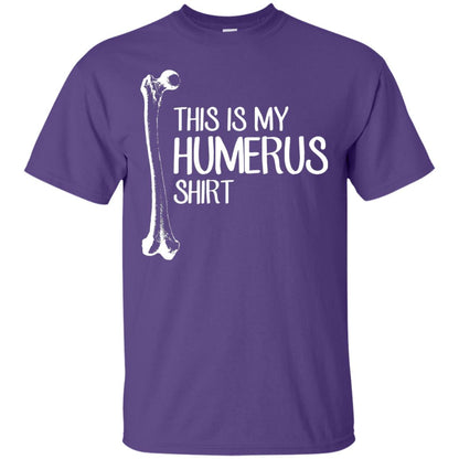 This Is My Humerus Science T-shirt Purple