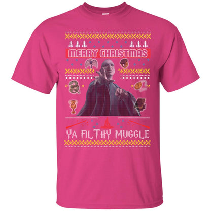 Merry Christmas Ya Filthy Muggle Harry Potter Fan T-shirtG200 Gildan Ultra Cotton T-Shirt