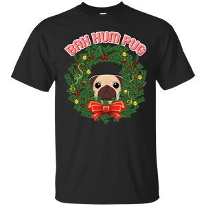 Christmas T-Shirt Bah Hum Pug