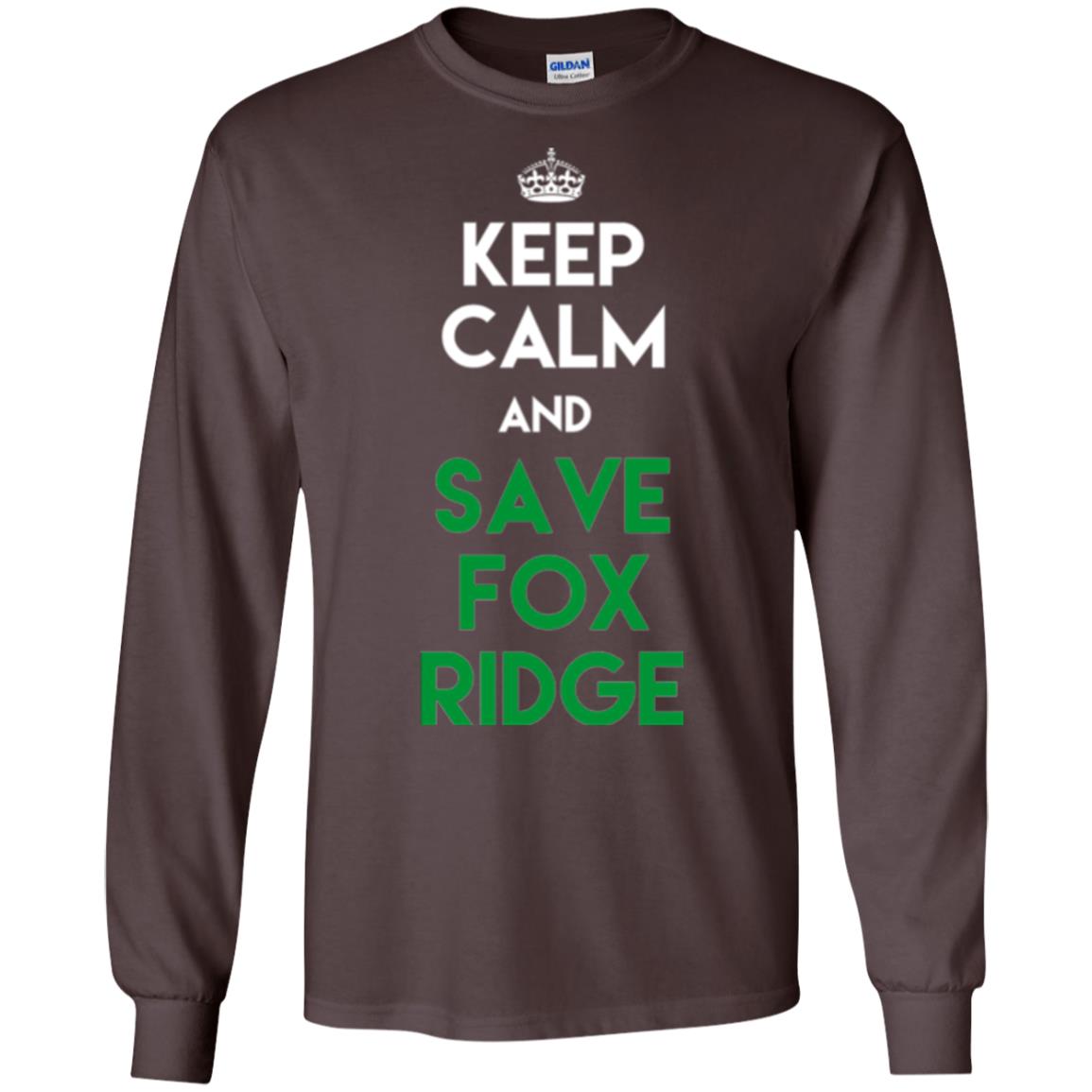 Elementary T-shirt Keep Calm And Save Fox Ridge T-shirt Dark Chocolate