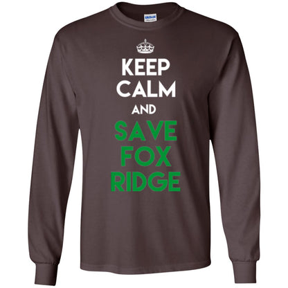 Elementary T-shirt Keep Calm And Save Fox Ridge T-shirt Dark Chocolate
