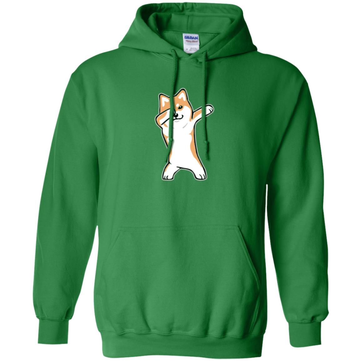 Dog Lover T-shirt Dabbing Shiba Inu Doge Irish Green