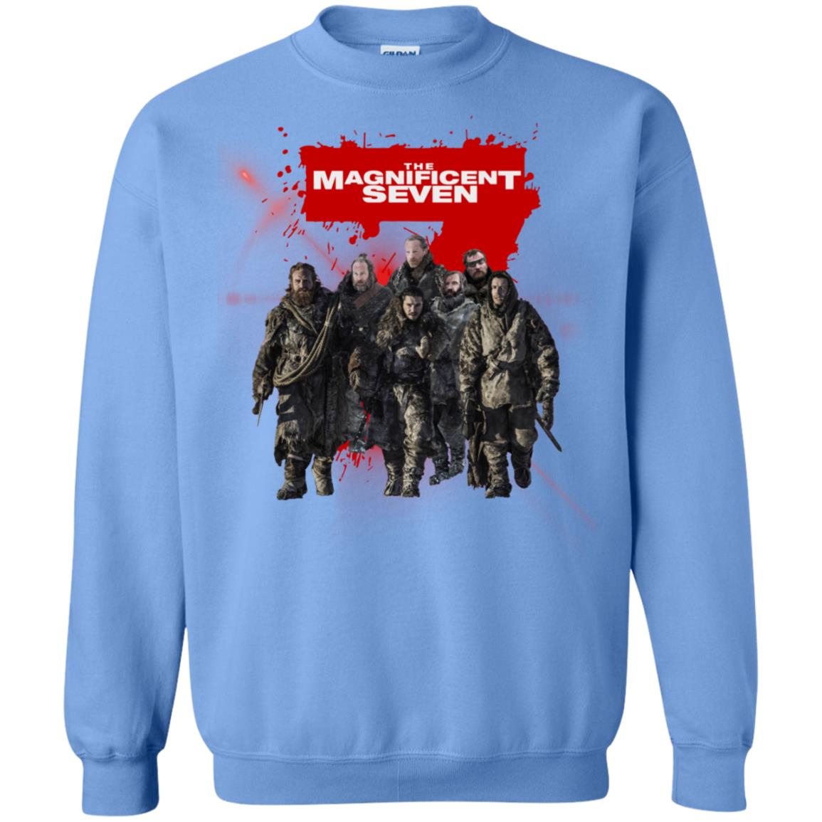The Magnificent Seven Game Of Thrones Version T-shirt Carolina Blue