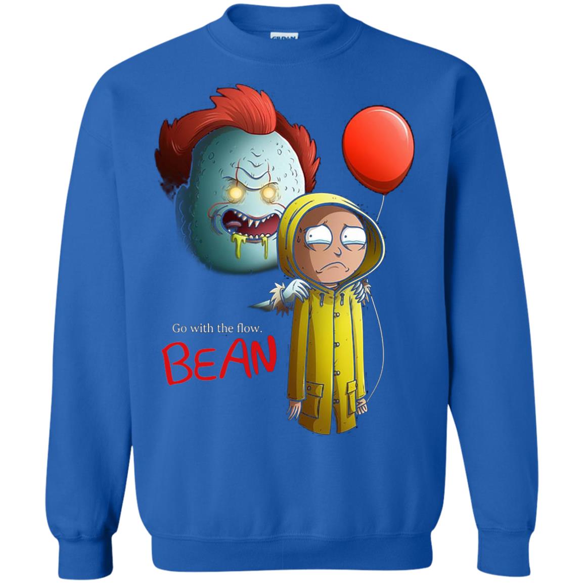 Go With The Flow It And Bean Horror Movie Shirt Royal