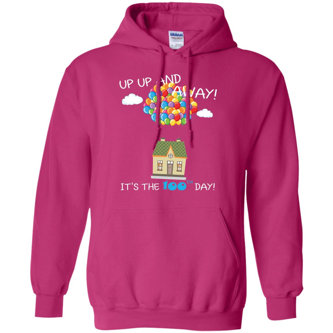 Kindgarten Teacher T-shirt Balloon One Hundred Days Of School Heliconia