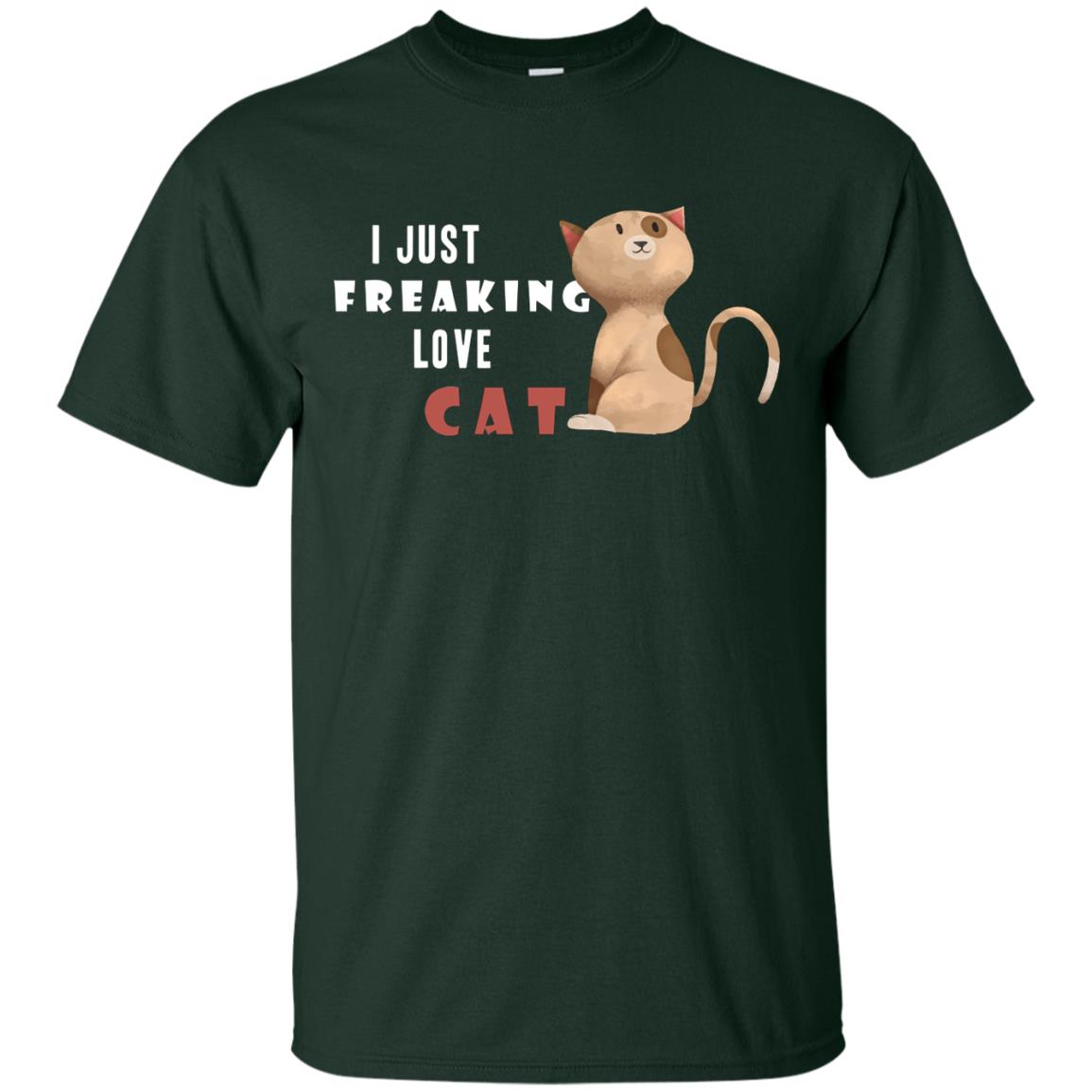 I Just Freaking Love Cat Shirt Forest