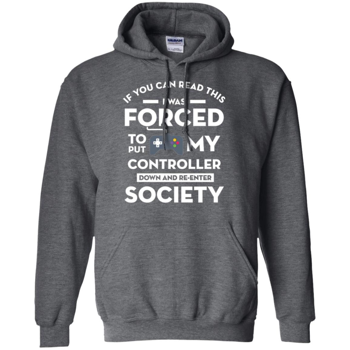 Gamer T-shirt If You Can Read This Dark Heather