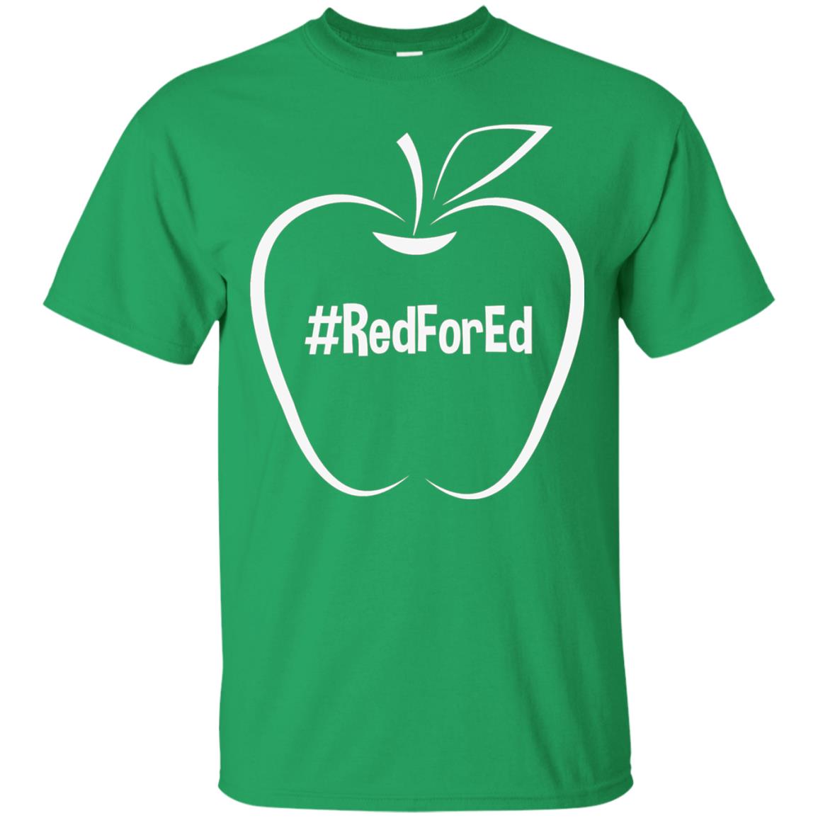 Teacher Shirt Hash Tag Redfored Protest Irish Green