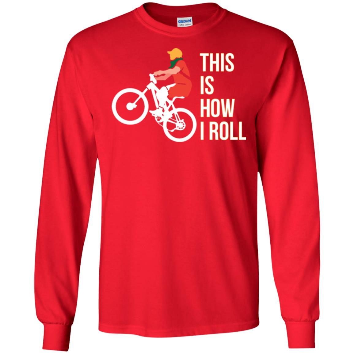 Bicycle T-shirt This Is How I Roll Red