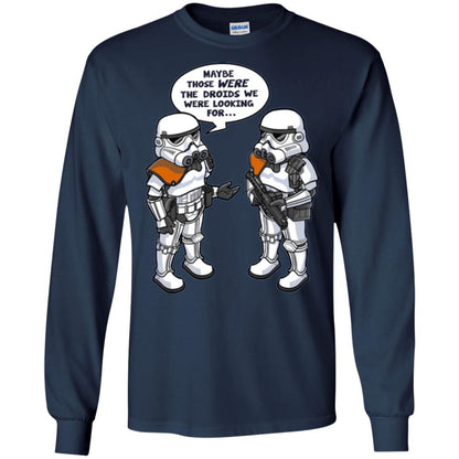 Film T-shirt Wrong Droids Comic Graphic Navy