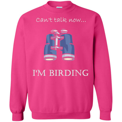 Can_t Talk Now I_m Birding Bird-watching T-shirt Heliconia