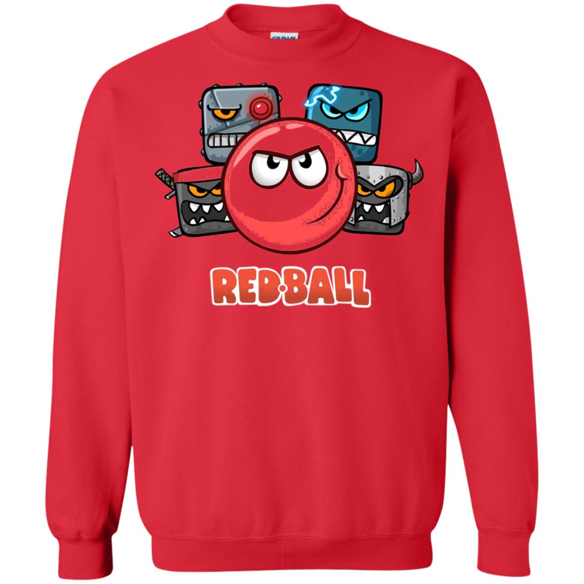Red Ball 4 The Crew Game Lover T-shirt Red