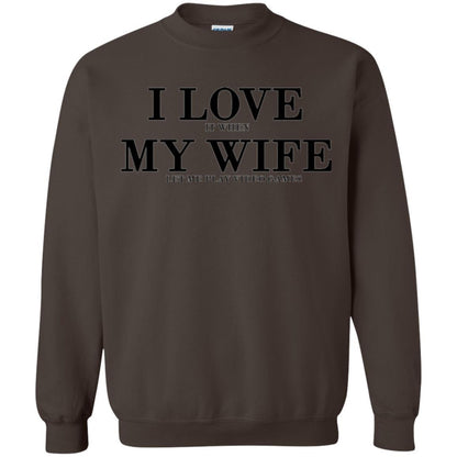 Husband T-shirt I Love It When My Wife Let Me Play Video Games Dark Chocolate