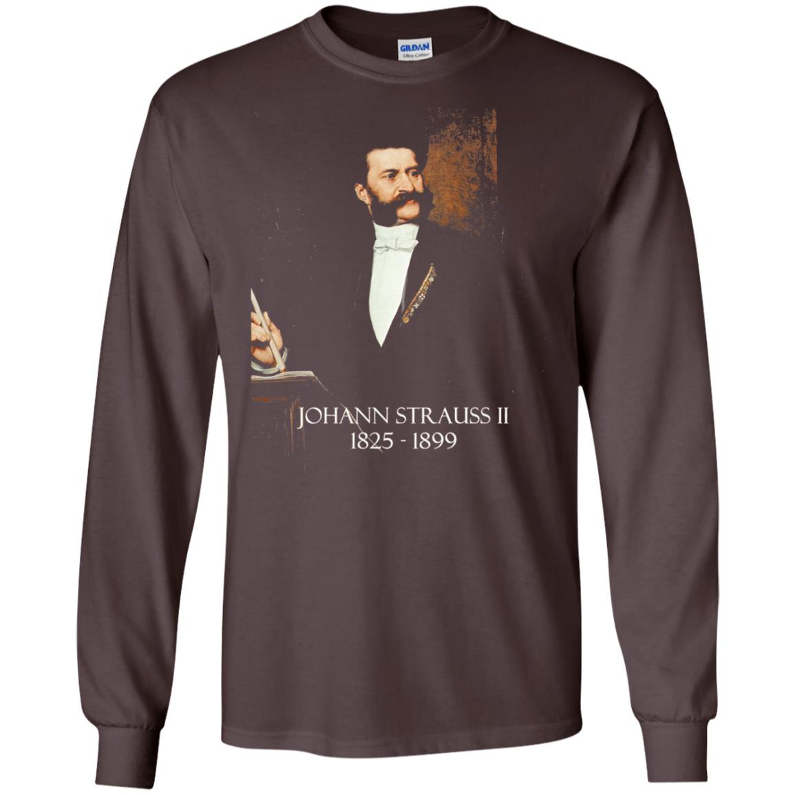 Musician T-shirt Johann Strauss Ii Dark Chocolate