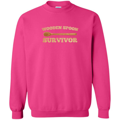 Sarcastic T-shirt Wooden Spoon Survivor T-shirt Heliconia
