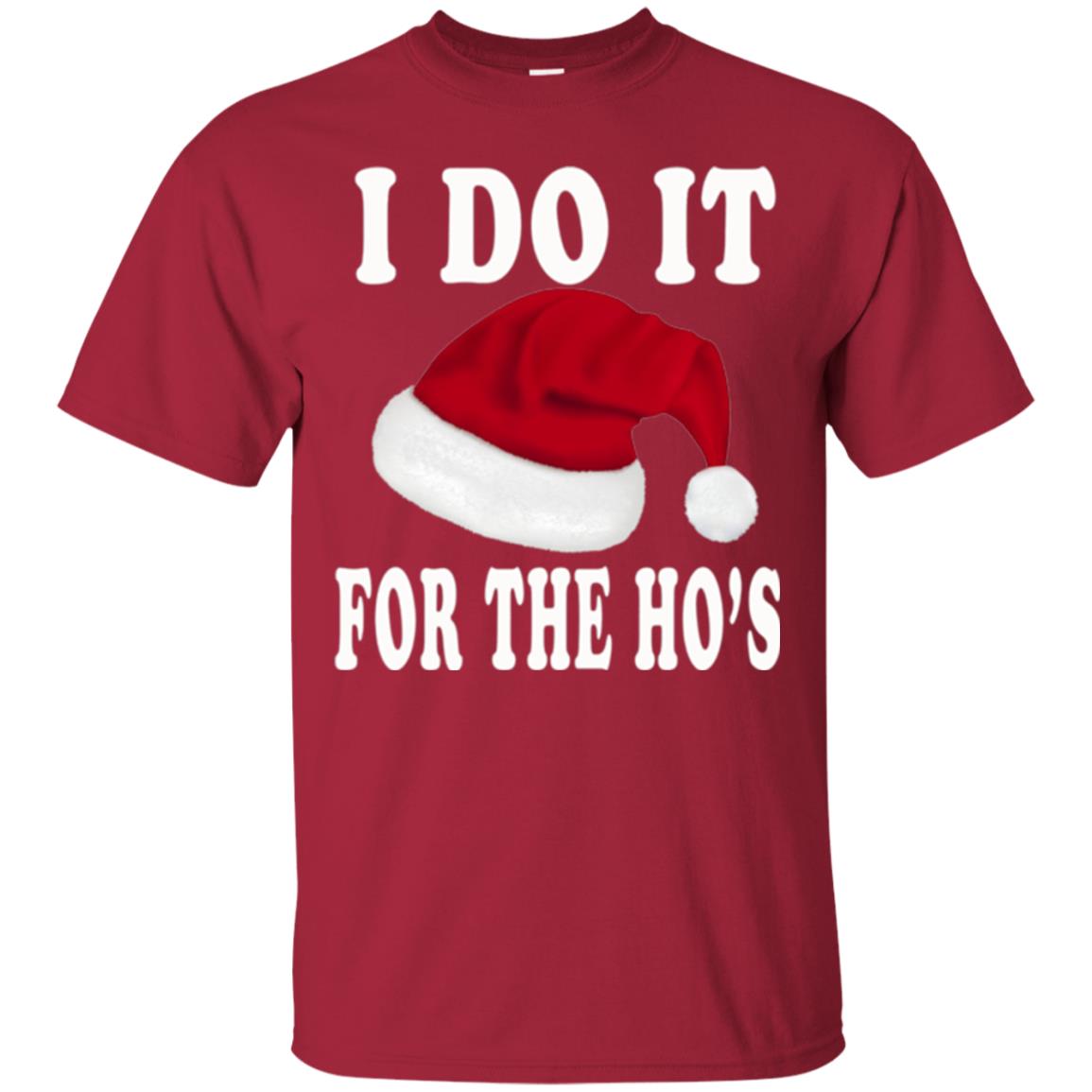 Christmas T-shirt I Do It For The Ho_s Cardinal