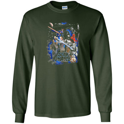 Film T-shirt Star Wars Last Jedi Classic Epic Film Poster Graphic Forest Green