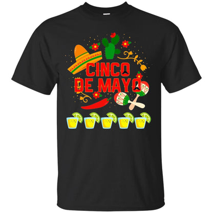 Fiesta Cinco De Mayo T-shirt Black