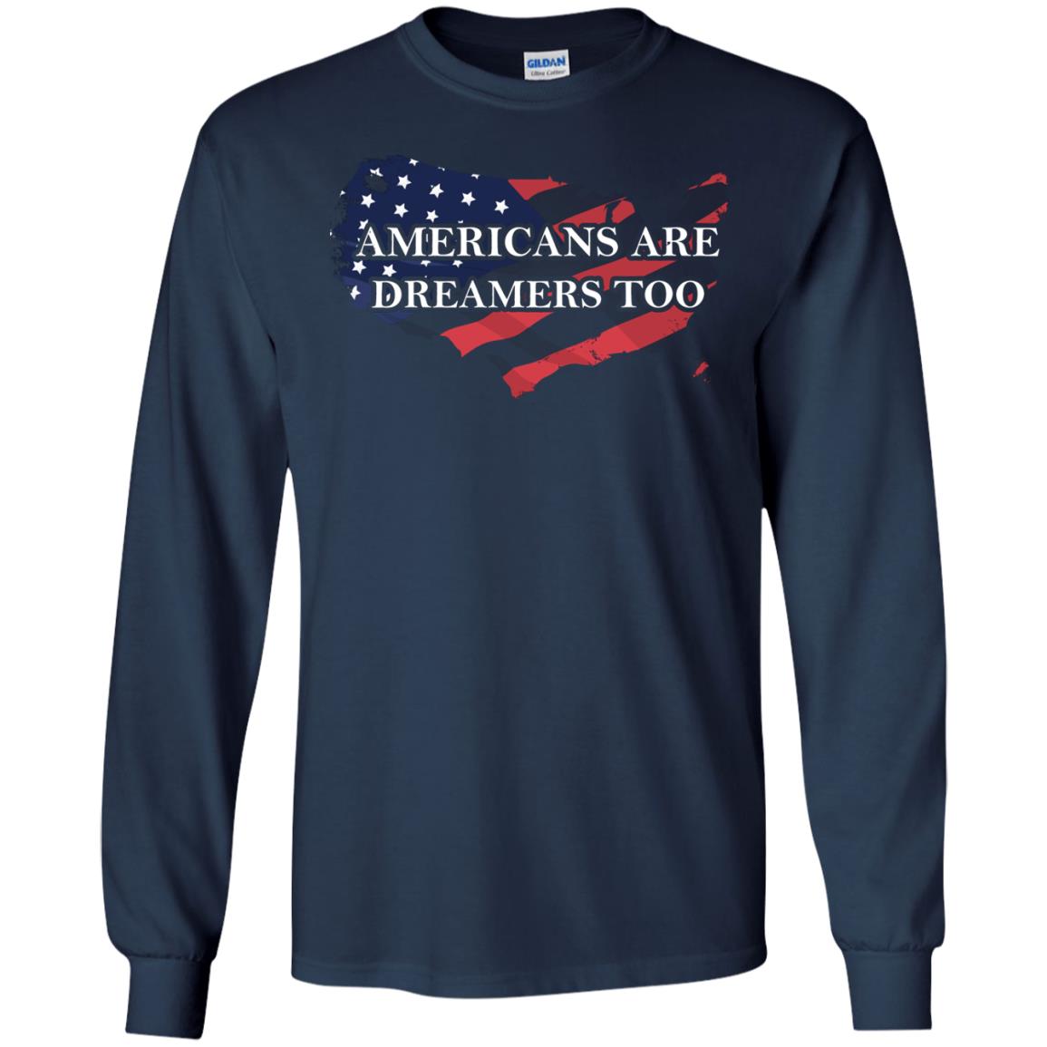 Americans Are Dreamers Too T-shirt Navy