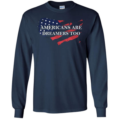 Americans Are Dreamers Too T-shirt Navy