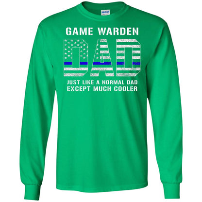 Game Warden Dad Normal Cooler Fathers Day Tbl Shirt Irish Green