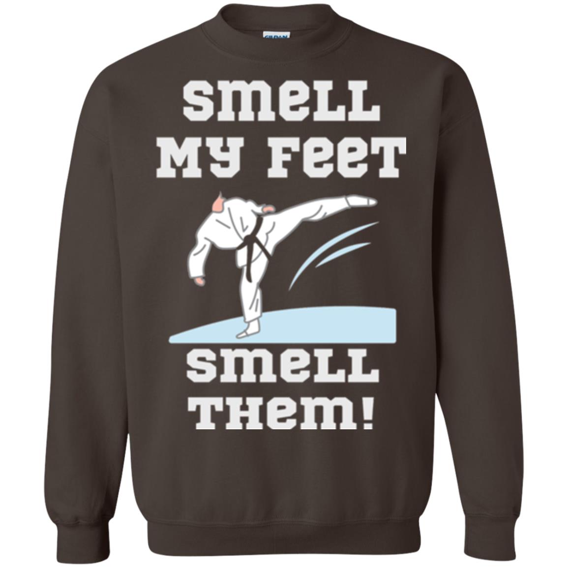 Karate Lovers T-shirt Smell My Feet Smell Them Dark Chocolate