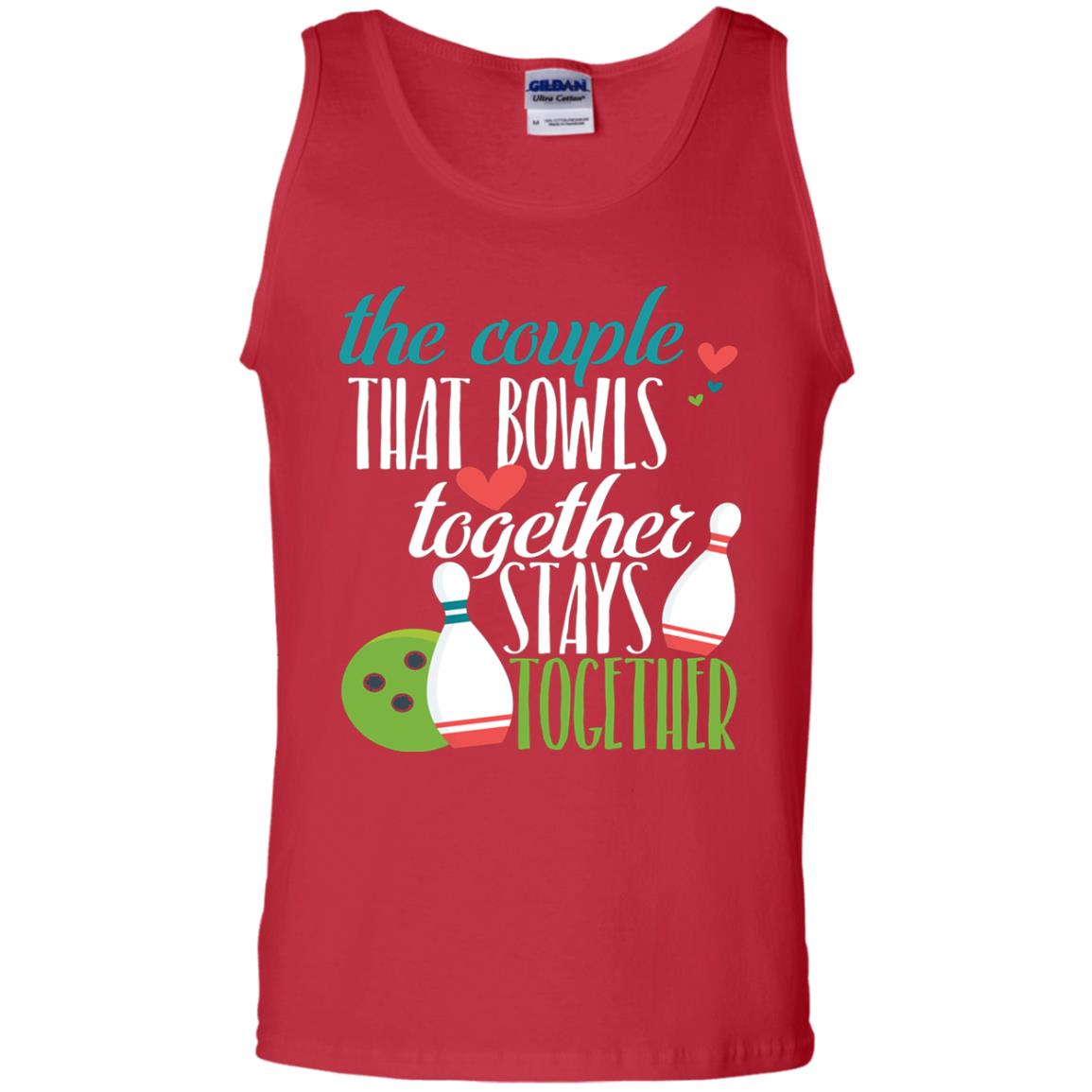 Bowler Shirt The Couple That Bowls Together Stay Together Red