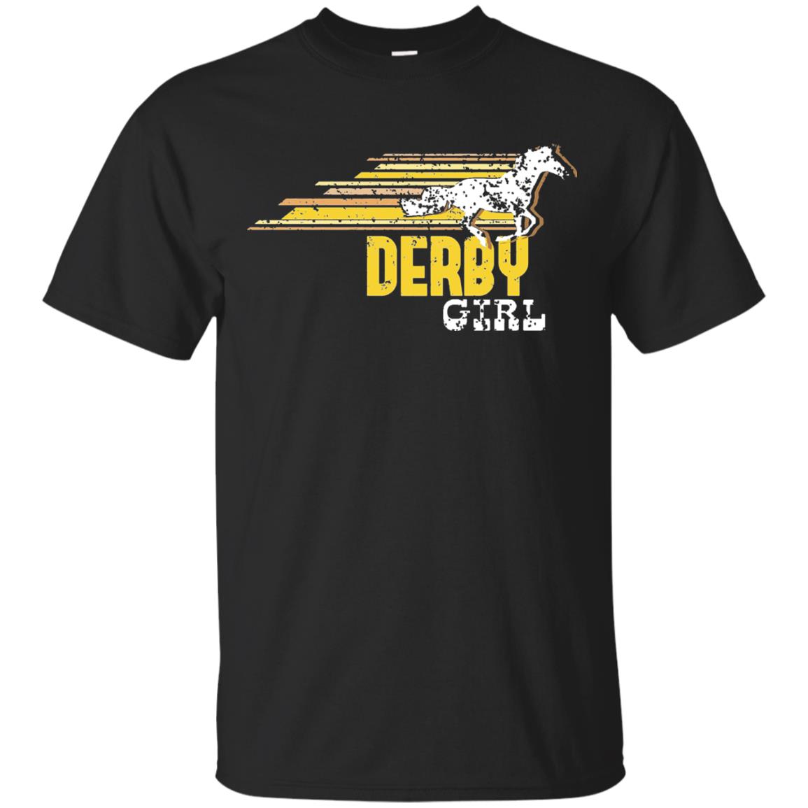 Derby Girl Derby Women Horse Race Shirt Black