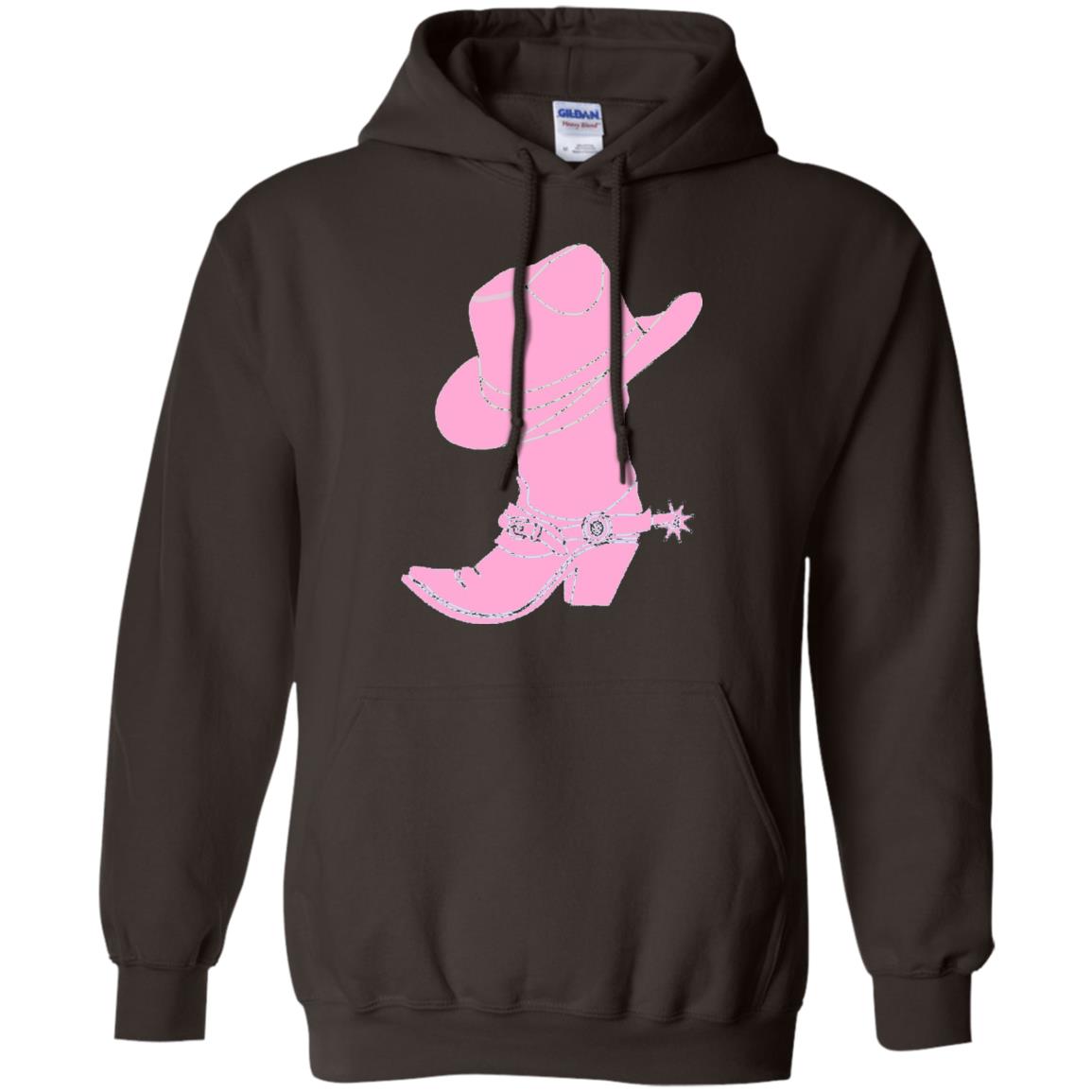 Cowgirl Boots Western Wear T-shirt Dark Chocolate