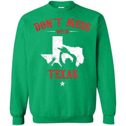 Don_t Mess With Texas Chainsaw T-shirt Irish Green