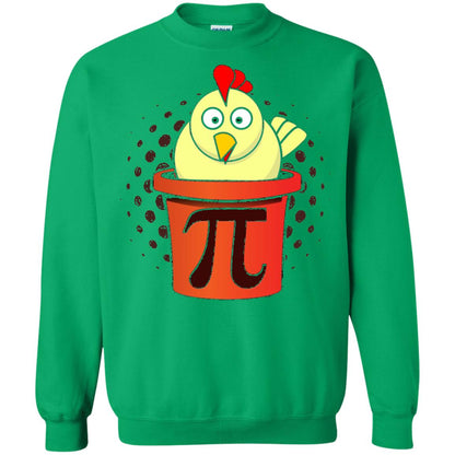 Chicken Pot Pi Funny Math T-shirt Irish Green