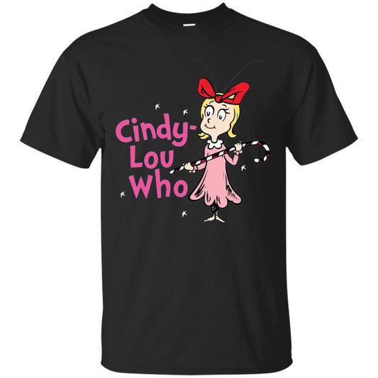 Dr. Seuss Cindy-lou Who T-shirt Black